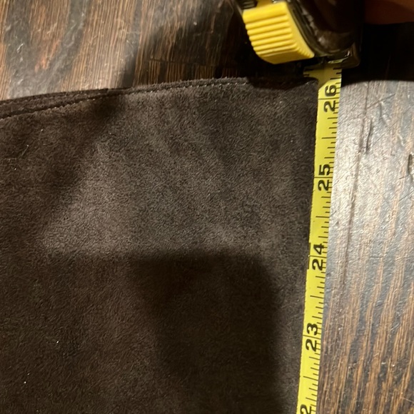 BCBG MAXAZRIA Very Sexy SUEDE LEATHER OTK STILETTO 1” PLATFORM GRAY BOOT - Picture 10 of 16